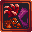 Image of action bar sprite for choosing vampire class. Features a clawed hand and spooky guy.